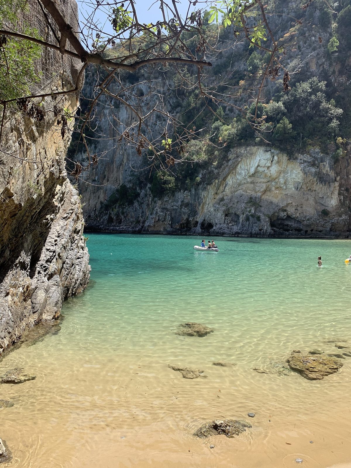 Baia del Buondormire a Palinuro, costa cilentana